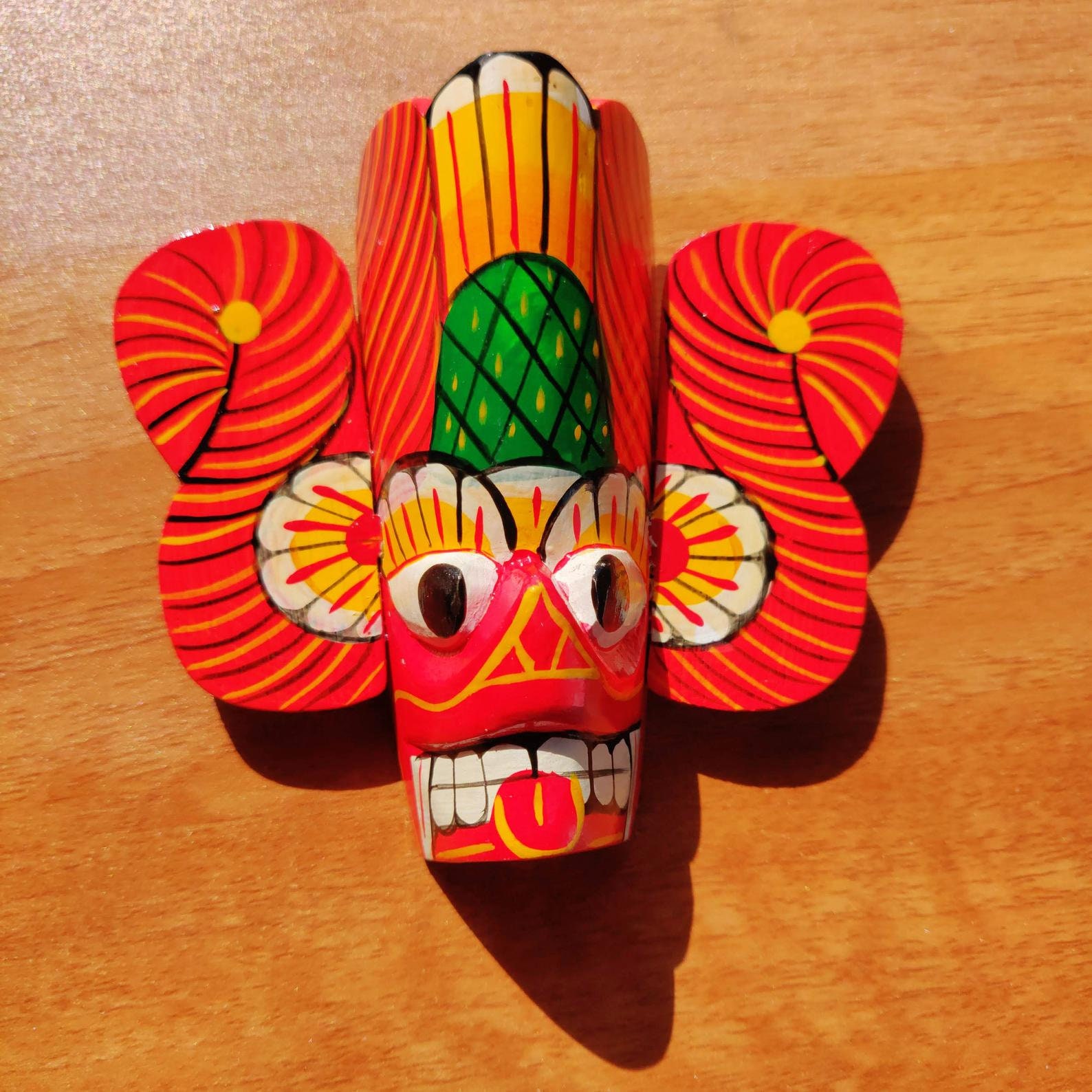 Set of 7 Sri Lankan Handmade Wooden Home Decor Wall Hanging | Etsy