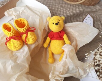 Winnie Pooh Booties Etsy