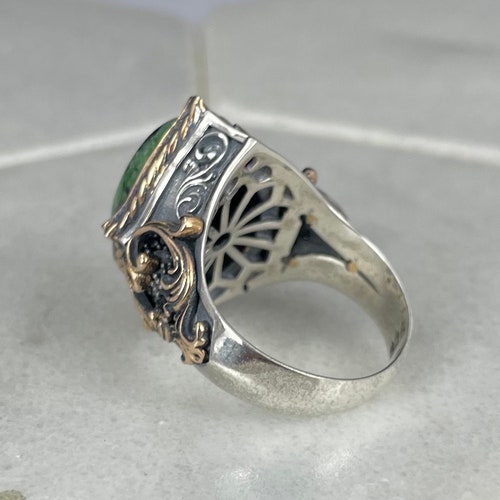 Mens Ring , Handmade Silver Rings , Natural Blood Gemstone , shops Unique men ring, Natural Blood , Men's rings Natural Blood Gemstone , Gift
