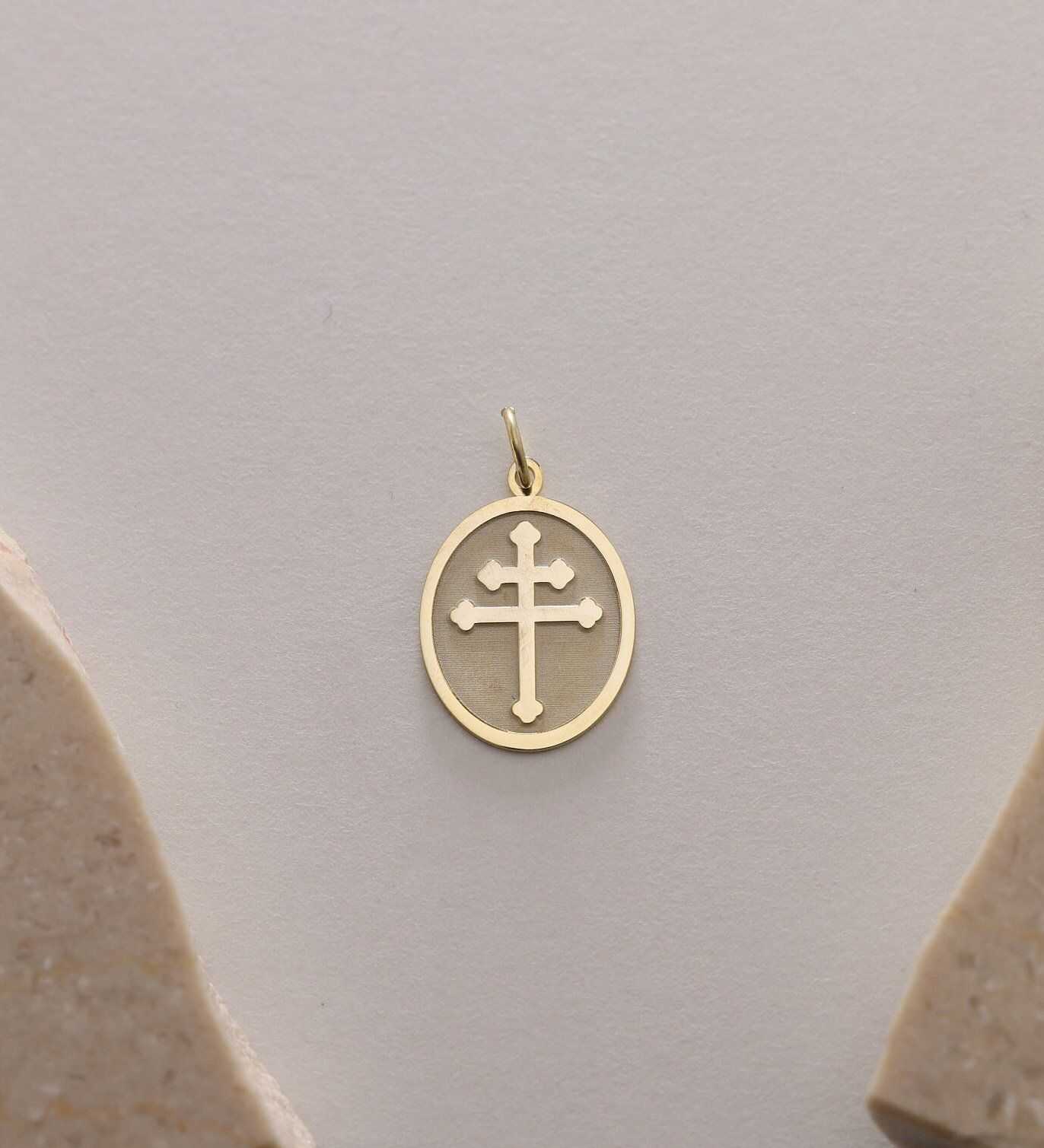Cross of lorraine pendant - Etsy 日本
