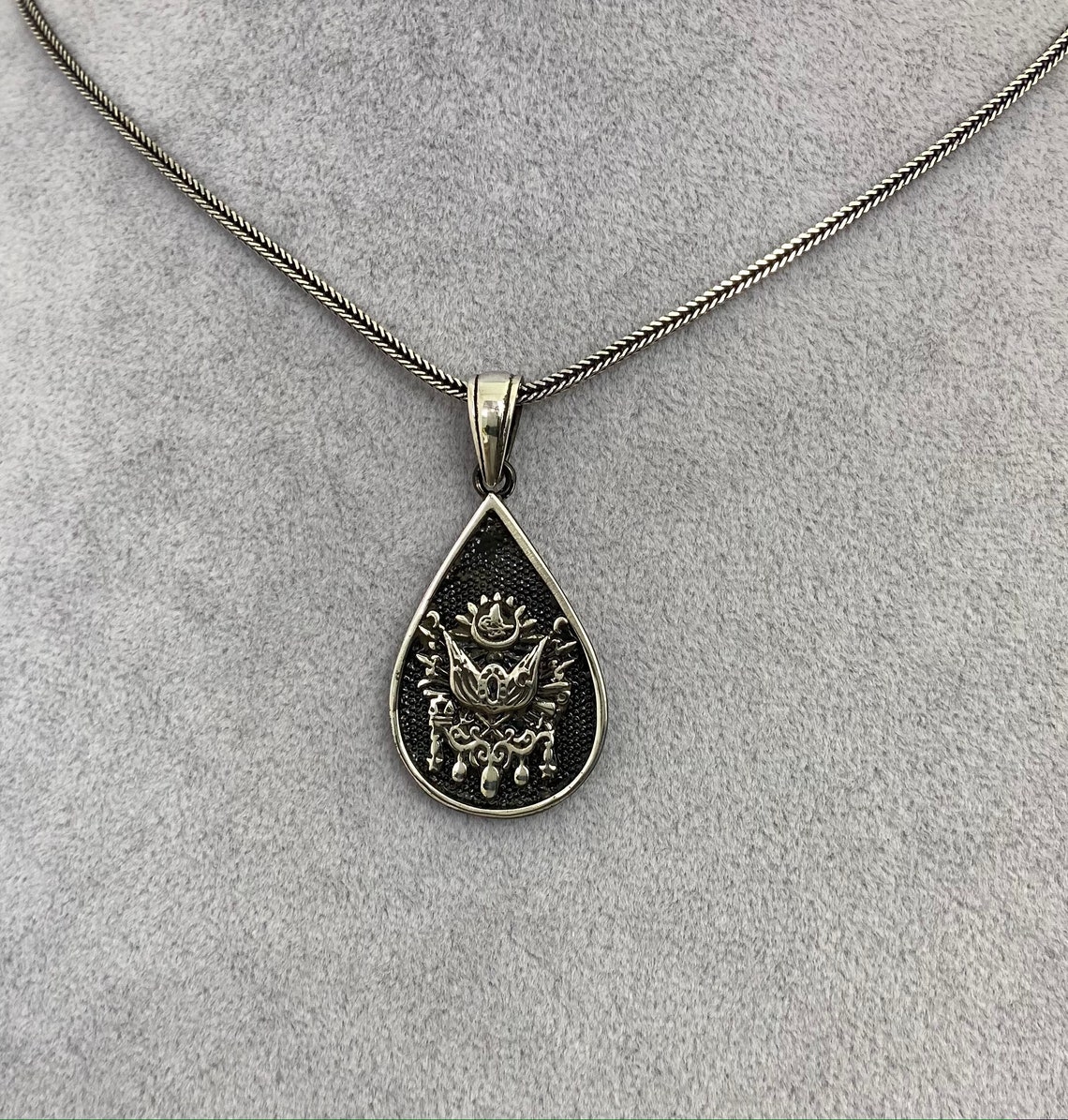 Men Islamic Necklace Arabic Pendant Muslim Necklace Etsy