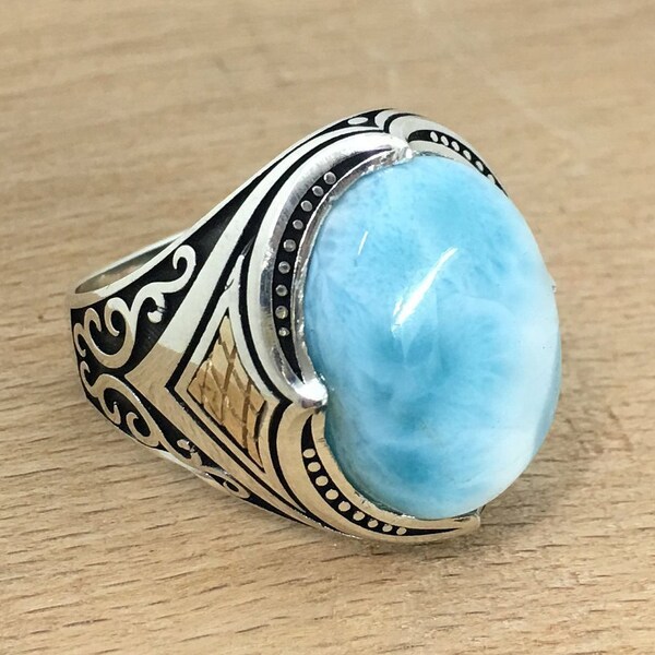 Buy Larimar Ring - Etsy