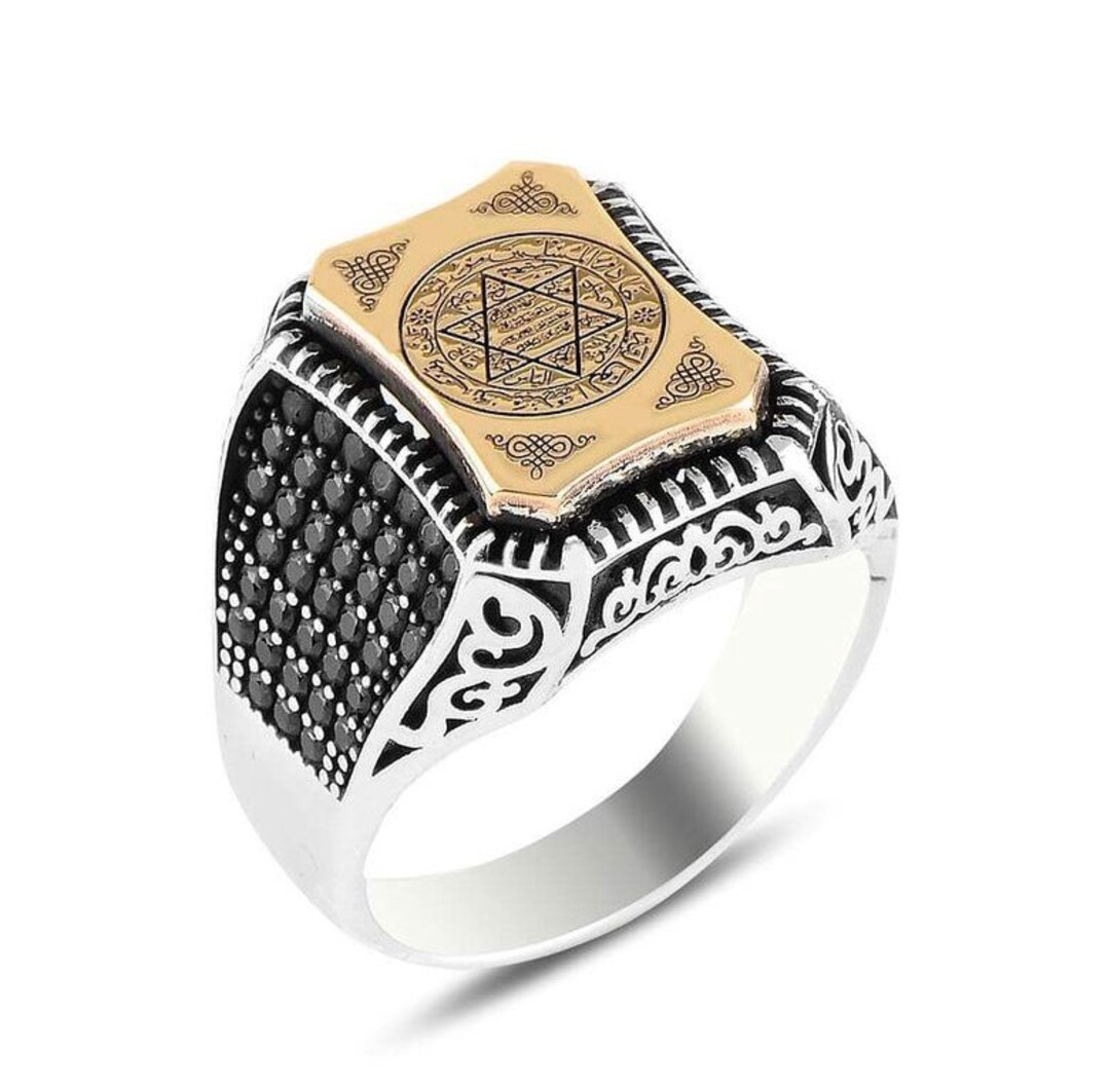 Mens Muslim Rings Islamic Ring for Men Jewelry Mens Ring Etsy