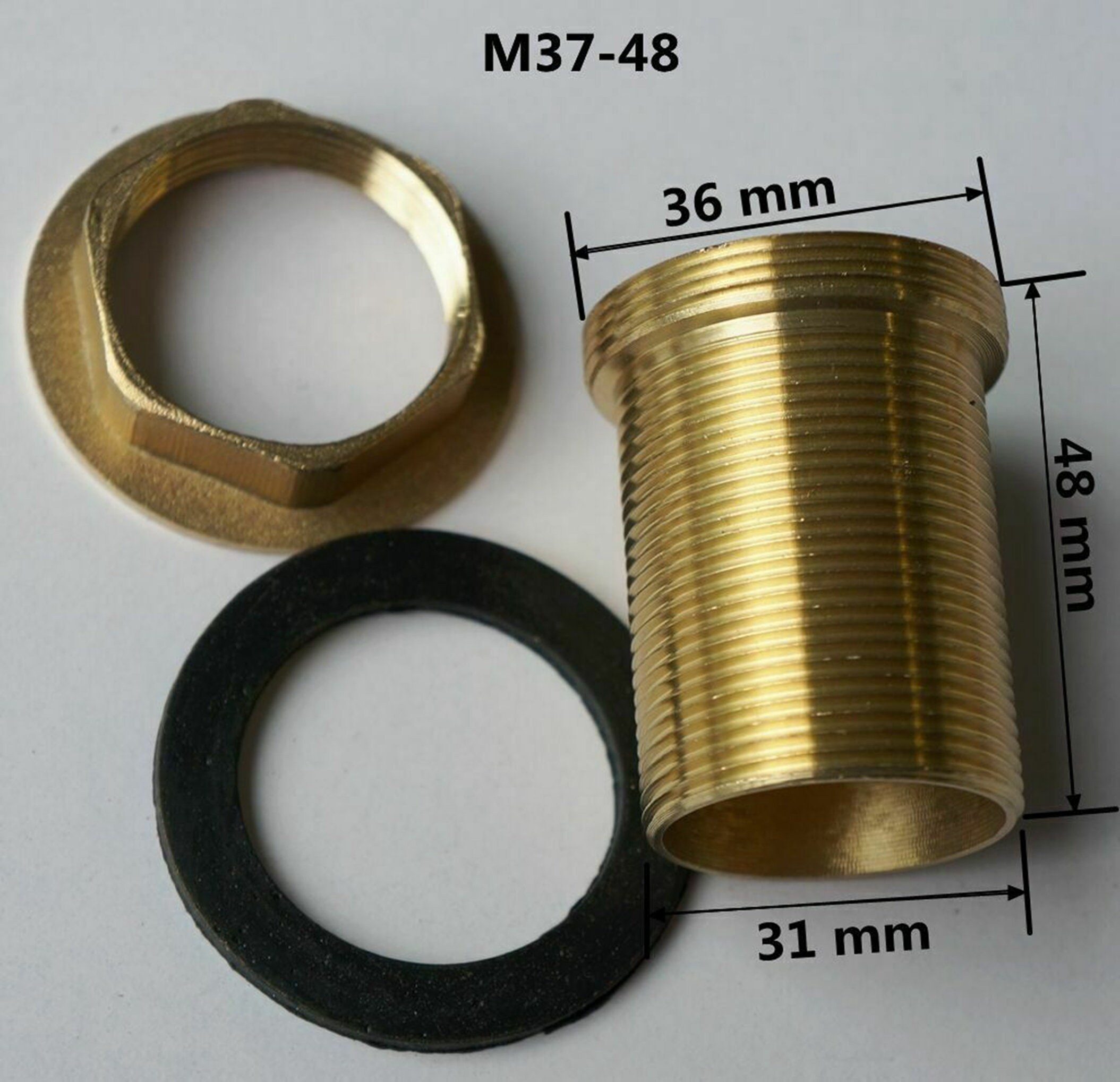 Mixer Tap Extension Repair Fitting Kit Threaded Brass Tube Nut Etsy UK