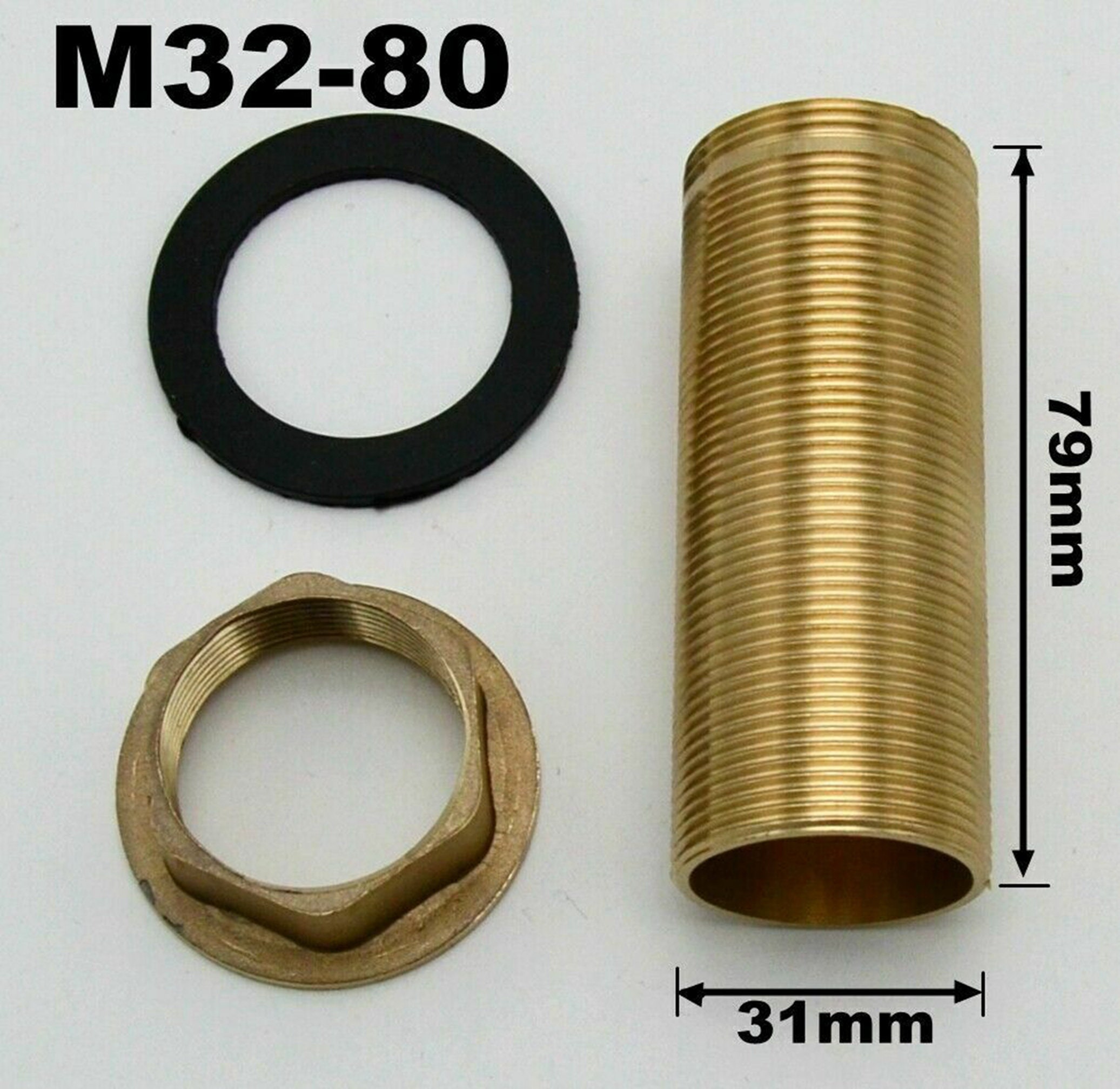 Mixer Tap Extension Repair Fitting Kit Threaded Brass Tube Nut Etsy UK