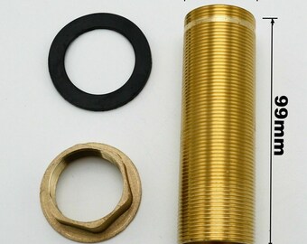 Lot De 2 Raccords De Cloison En Laiton - G1" - Robinet M31 X