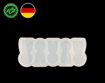 Einkaufswagenchip Classic Silikonform Resin Mold für Einkaufswagenlöser das Original