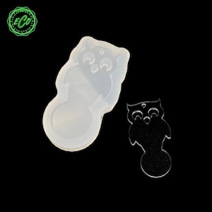 Shopping cart chip owl silicone mold