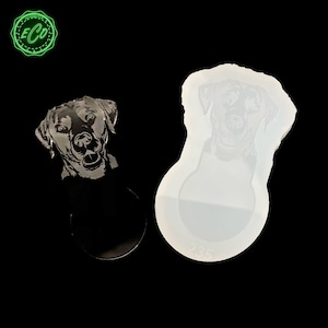 Shopping cart token Labrador silicone mould Resin Mold