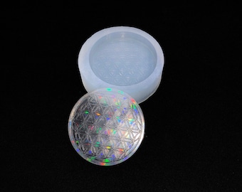Flower of Life Silicone Mold Resin Mold Holographic Resin Mold holo mold