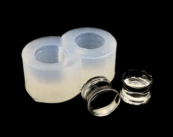 ohr plugs Silikonform 6mm-25mm Resin Mold