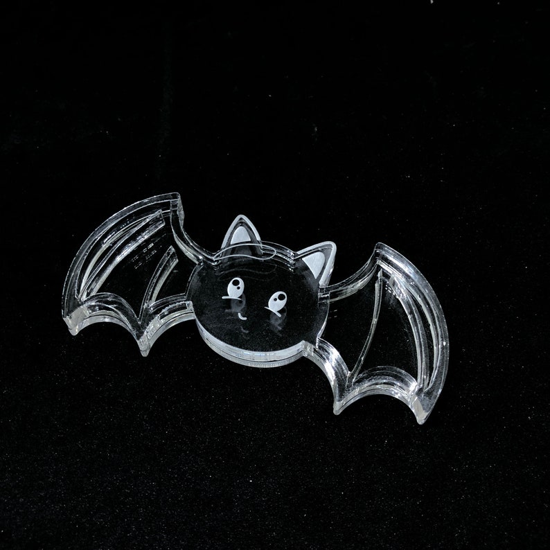 Cute Kawaii bat silicone shaker mold image 2