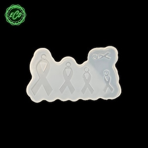 Awareness Ribbons Resin mold krebs schleife