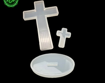 Cross silicone mold 7cm - 22.5cm Resin Mold concrete silicone mold