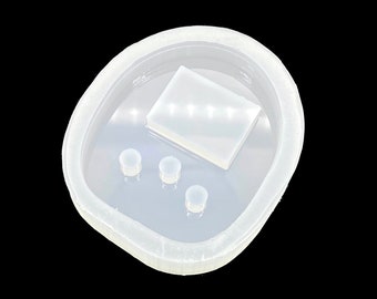 Egg gametoy shaker silicone mold resin mold