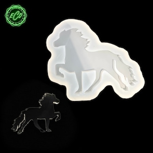 Horse Silicon Resin Mold Islands 4-15cm 1,57-5,9Inch