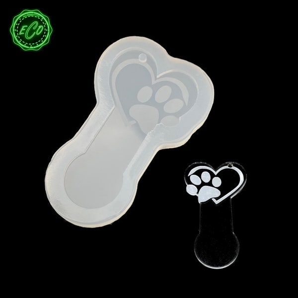 Shopping cart chip paw silicone mold