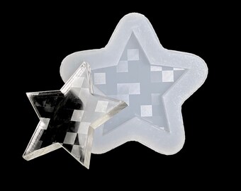 Star disco effect silicone mold nono Holographic Special effect