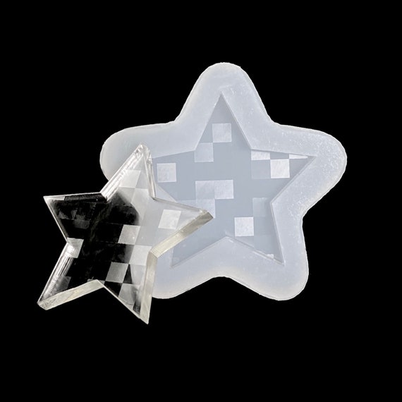 Star disco effect silicone mold nono Holographic Special effect