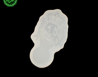 Shopping cart chip lion silicone mold
