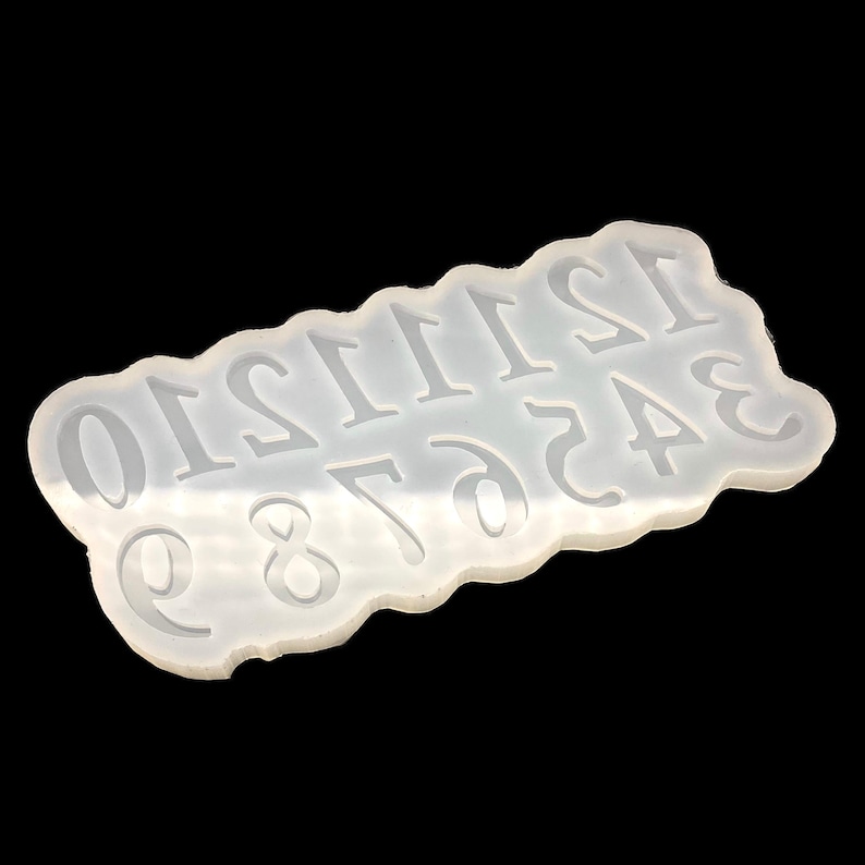 Round Clock and Coaster Silicone Mold, 10cm to 40cm
