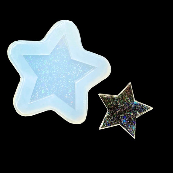 Star Holo Silicone Molds 4cm Holographic stars