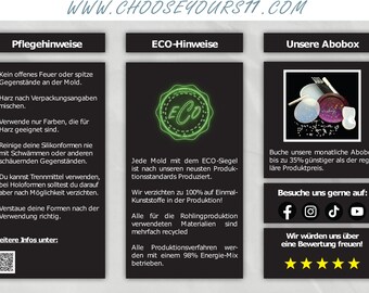 Produktbild von Einkaufswagenchip Simple Silikonform 1€ – Handgefertigte