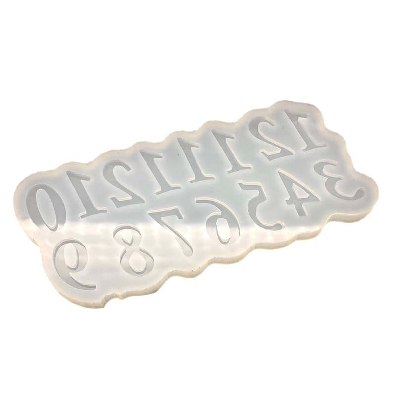 Round Clock and Coaster Silicone Mold, 10cm to 40cm