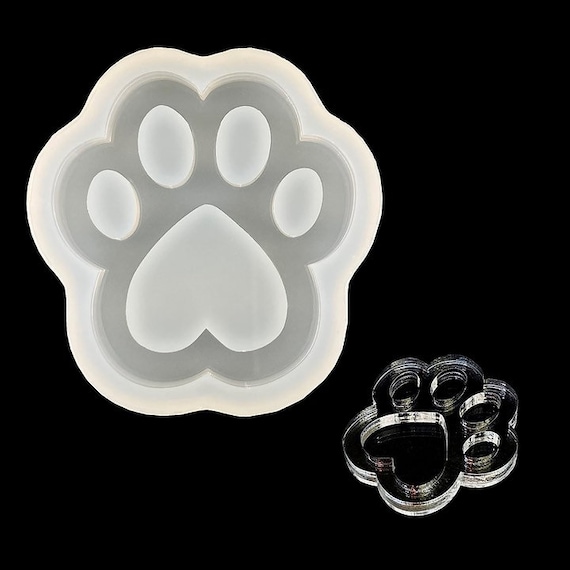 Paw Print Shaker Mold Paw Print Shaker Mold