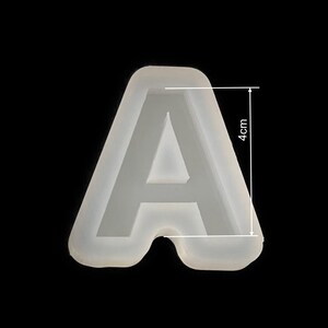 Letters silicone mold handmade mirrored abc alphabetic character Resin mold Buchstaben Silikonform image 2