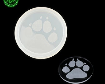 Dogs Paw Silicone Mold Resin mold coaster mold
