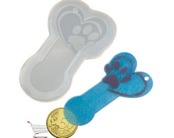 Shopping cart chip paw silicone mold
