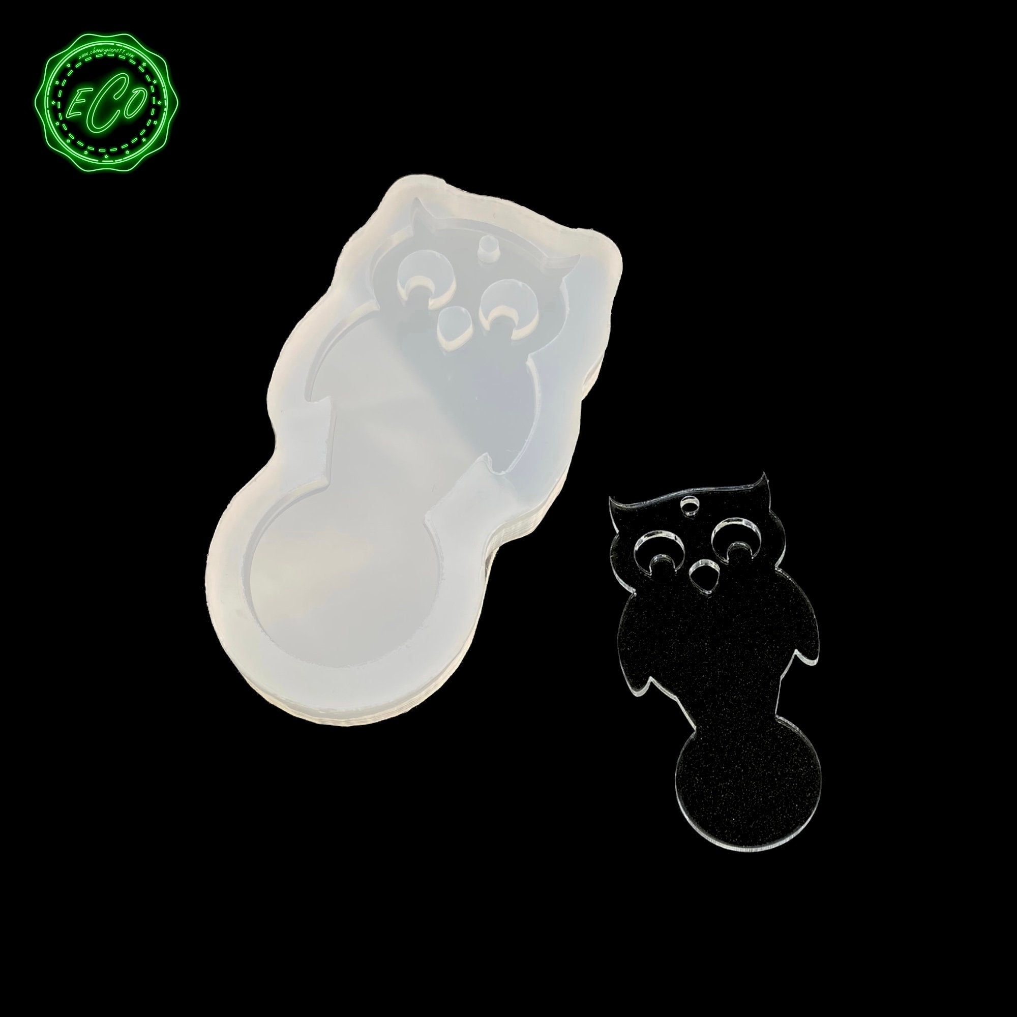 Stampi silicone per cioccolatini a forma di gufo, gufetti