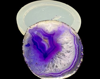 Nature Agate Geode Coaster silicone mold