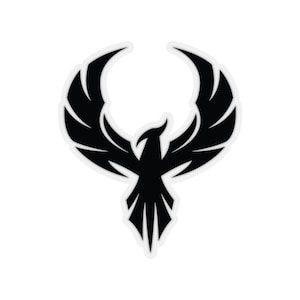 Rising Phoenix, de ses cendres, Fire Fenix, Phoenix Sticker, Phoenix gift, Laptop Sticker, Kiss-Cut Stickers