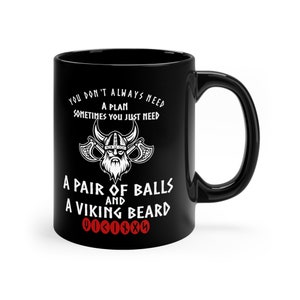 Funny Viking Mug, Vikings Mug, Viking Beard, funny mug, viking gift, floki mug, norse, coffee mug, Mug 11oz