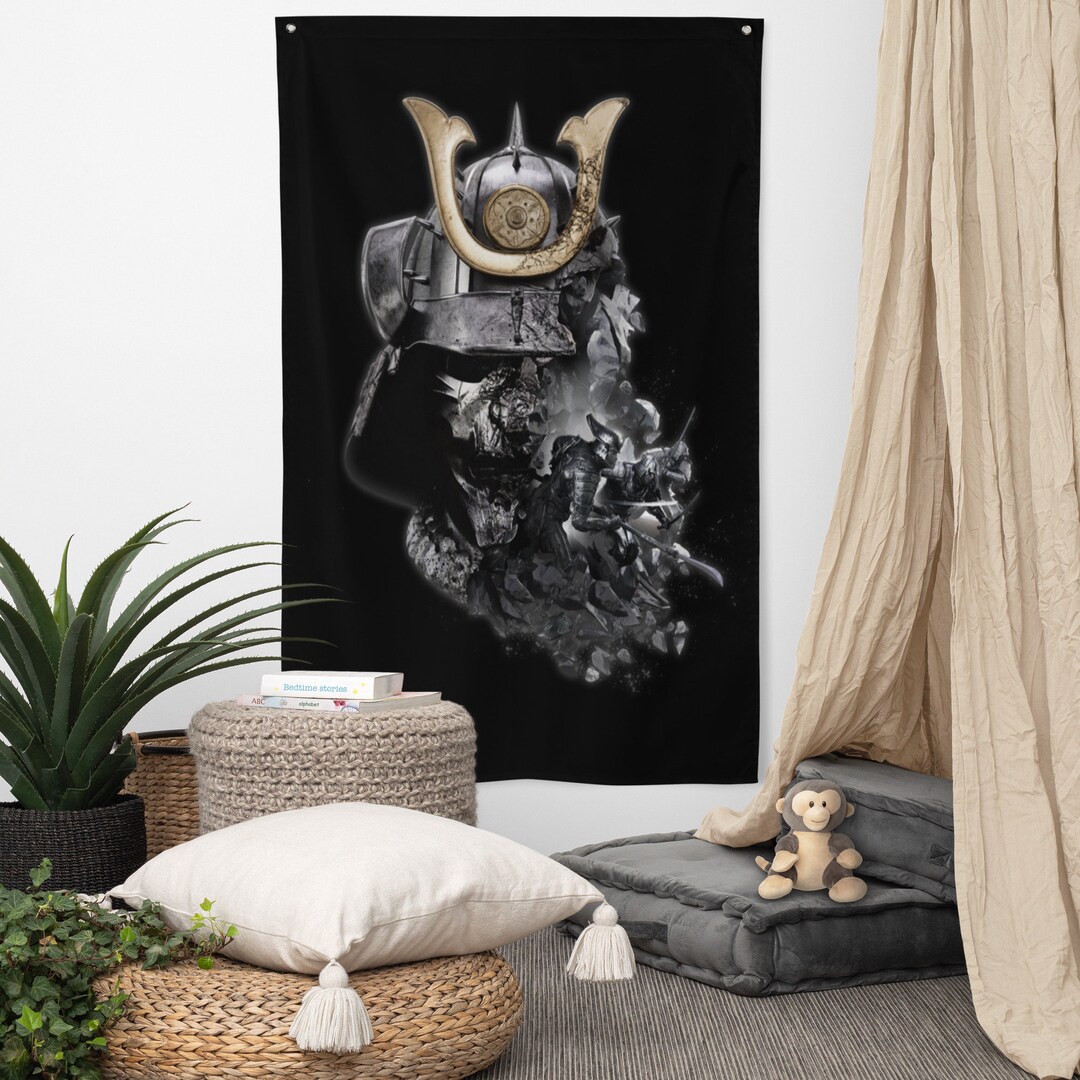 Bushido Flags Samurai Flag Black Sakura Bushido Warrior Japanese Decoration - Etsy