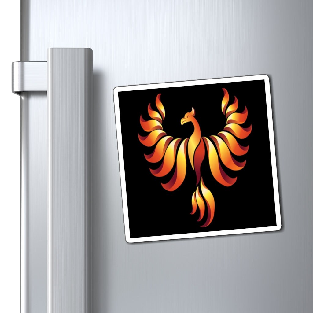 Phoenix Magnets Rising Phoenix Inspiration Mythical Fire Bird Rise From Ashes Symbol Of Rebirth Gift