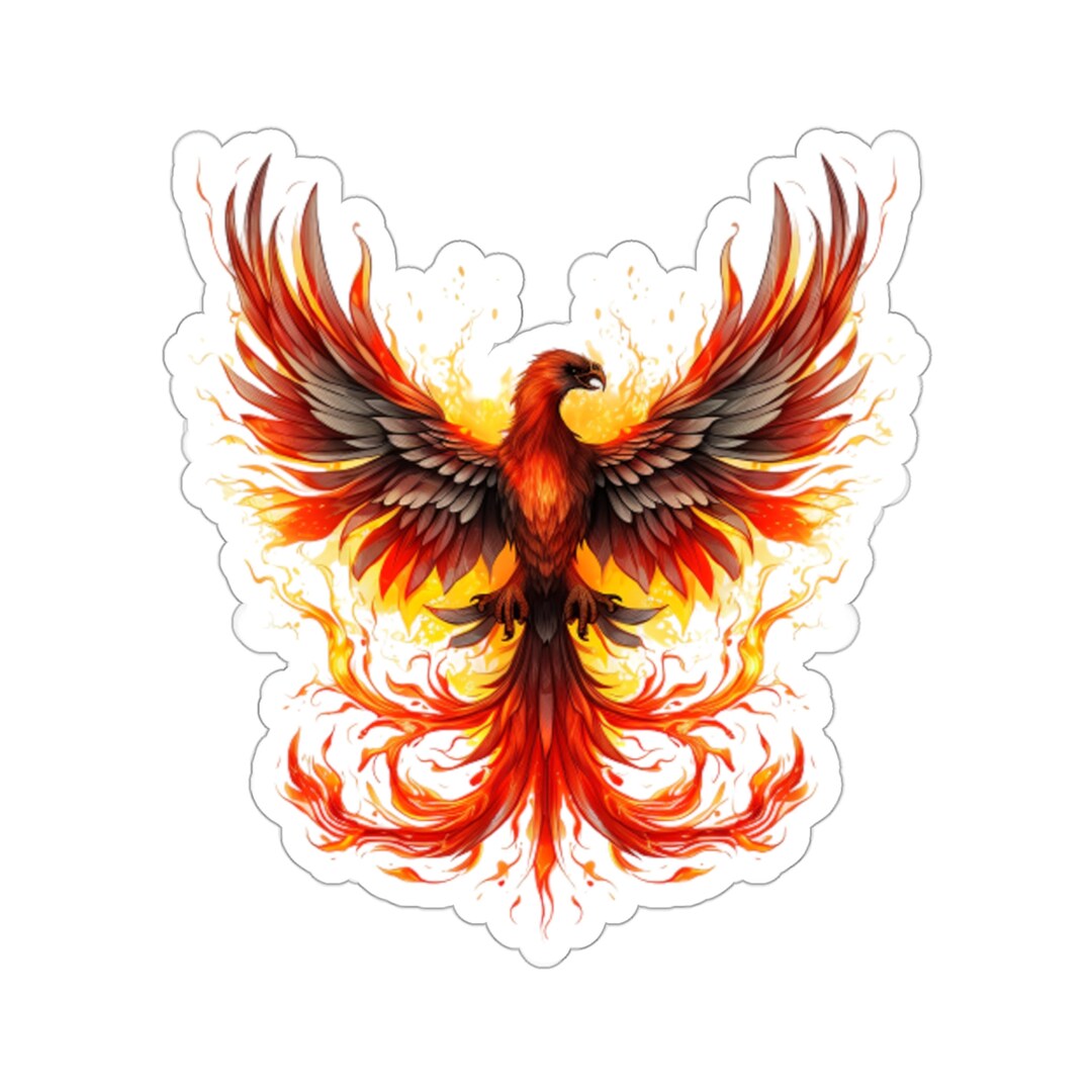 Phoenix Rising Sticker, Out of the Ashes, Rise From Fire, New ...
