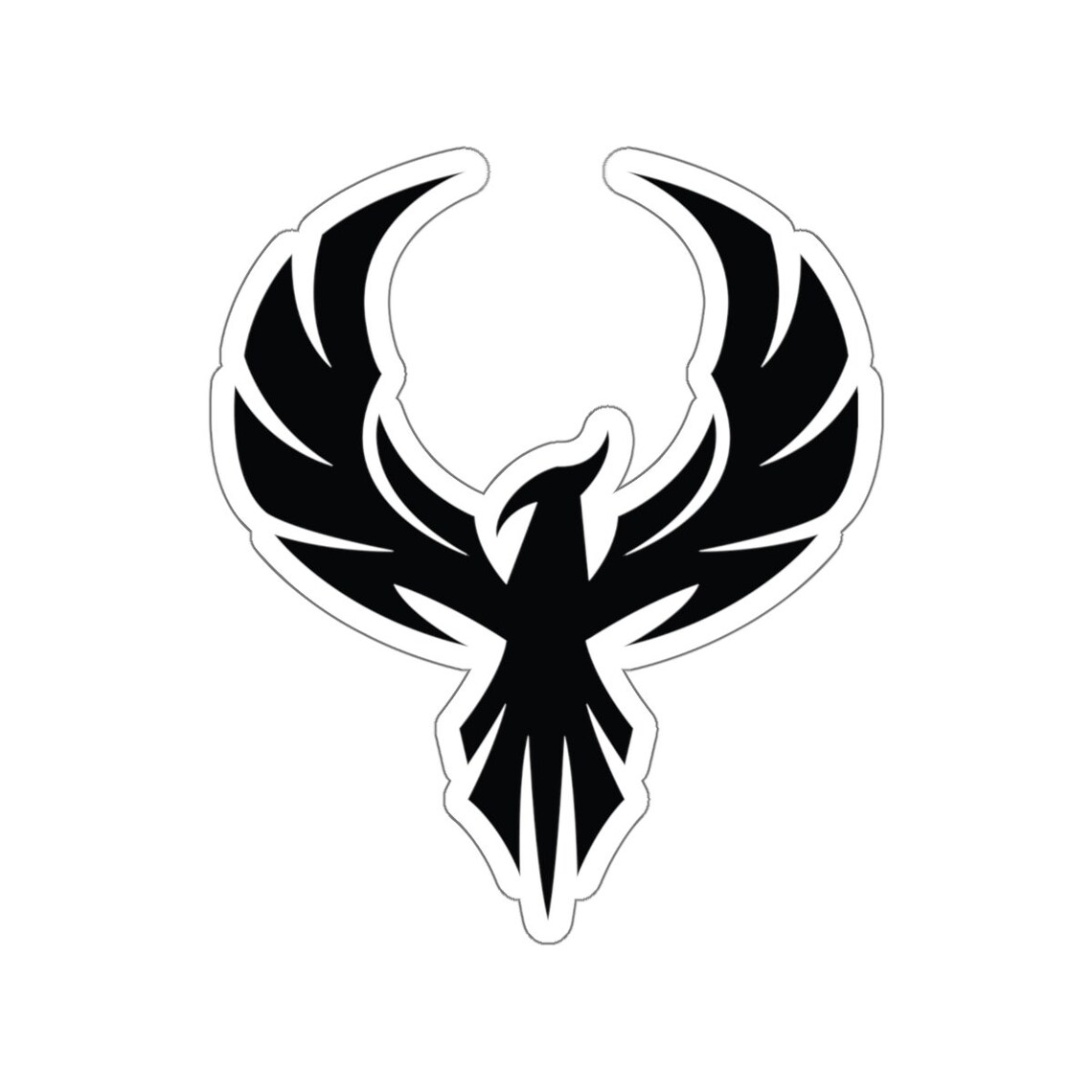 Rising Phoenix Out of the Ashes Fire Fenix Phoenix Sticker | Etsy