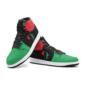 Pan-African Sneakers, Africa High Top Shoes, Unisex Sneaker TR image 4