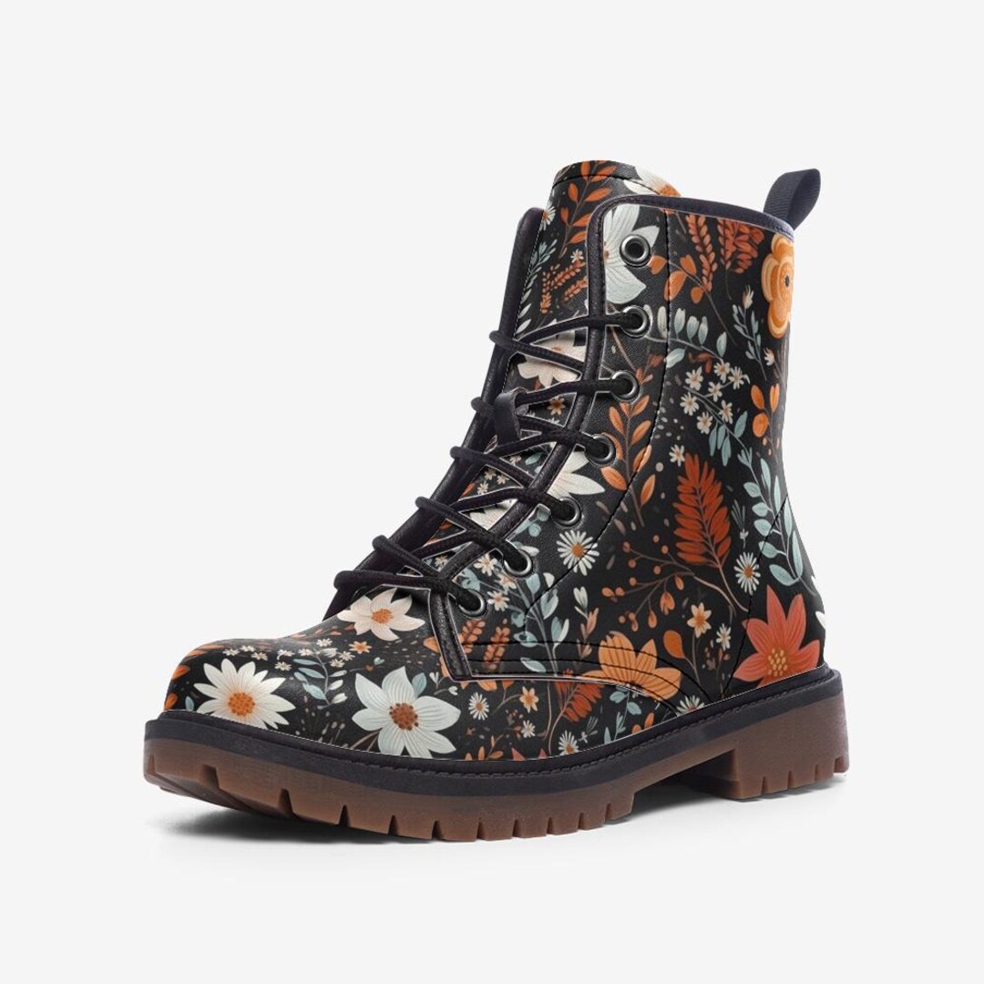 Boho Feather Women's Leather Boots main image 0