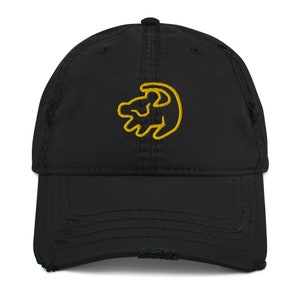 Simba Hat, Embroidered Lion King Simba Drawing, Cute Dad Hat, Simba Cap ...