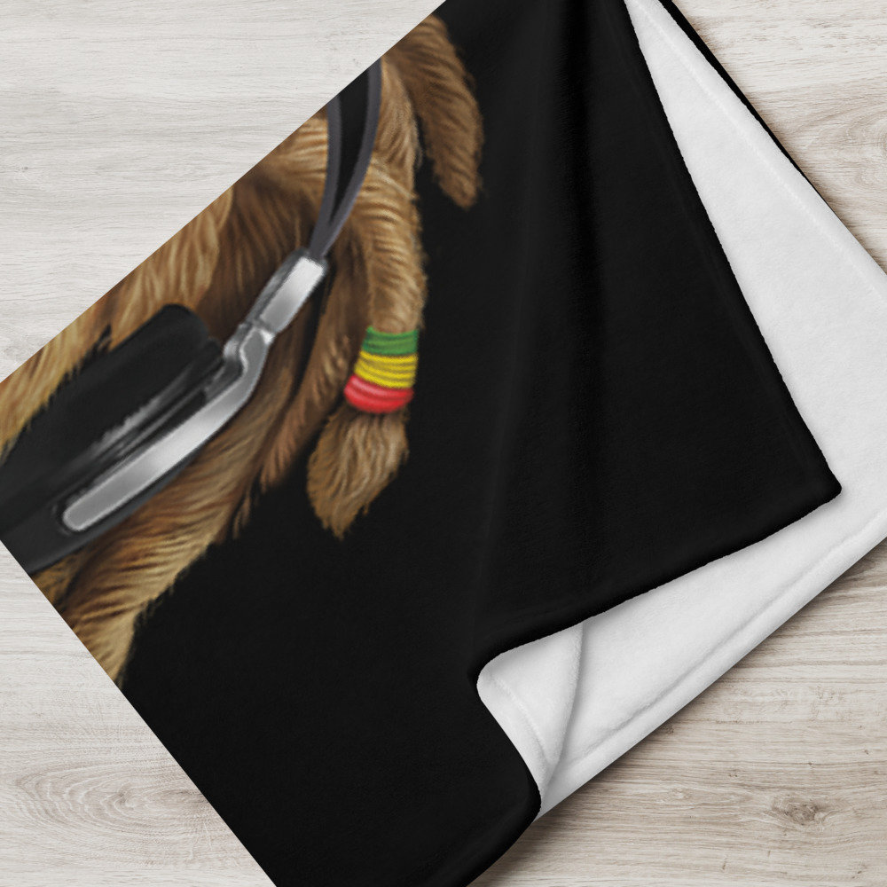 Coperta di peluche personalizzata con bandiera giamaicana / Coperta