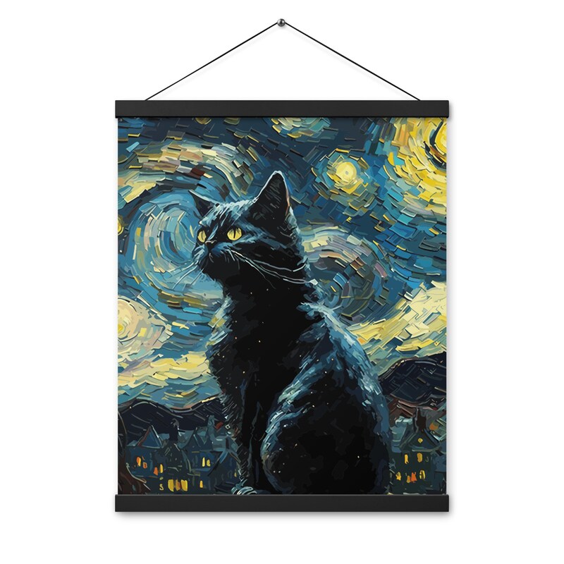 FAMOUS BLACK CAT POSTER visual data 4