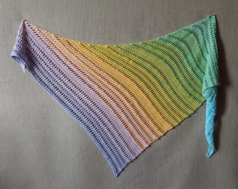 Crochet shawl pattern Lollipop