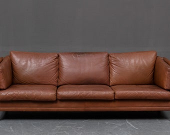 Danish Leather Sofa Etsy