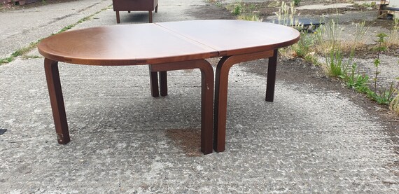 Scandinavian Two Half Coffee Table Etsy