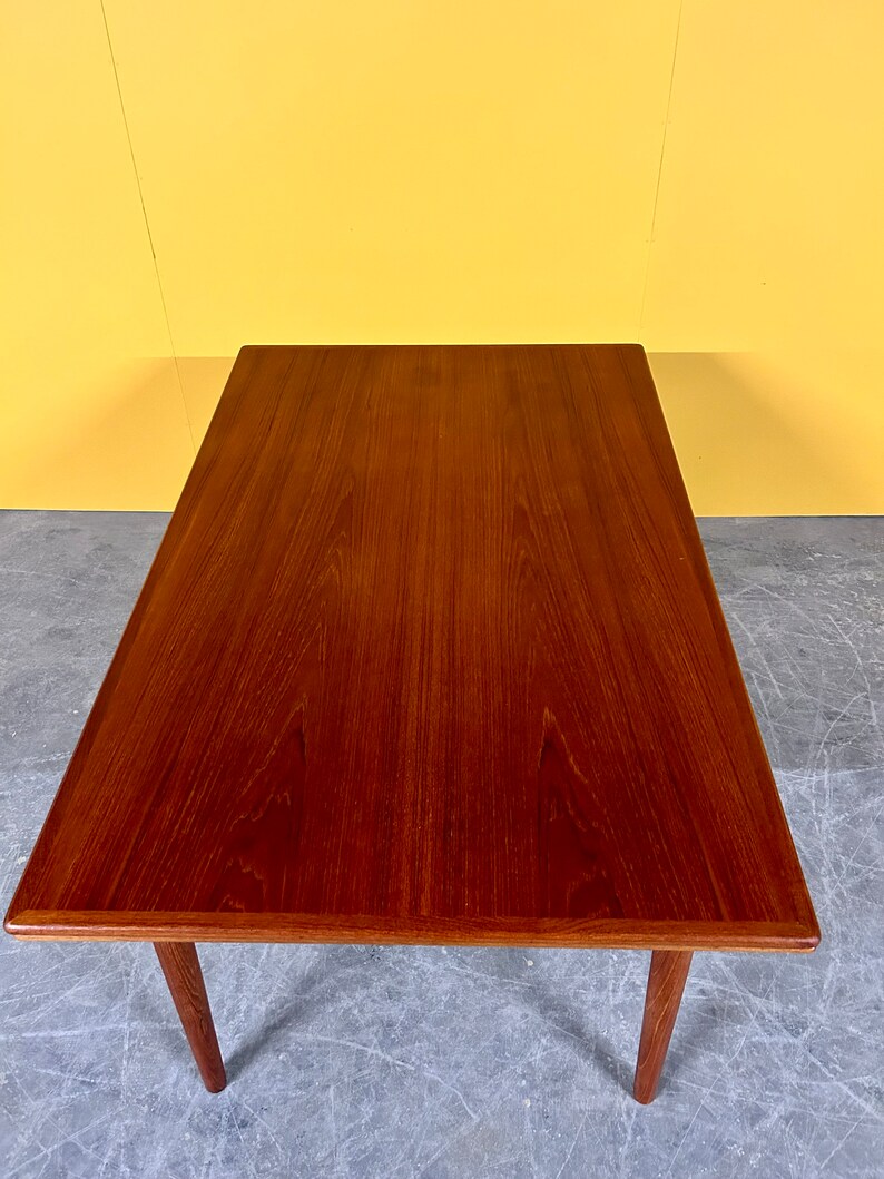 Danish Teak Extendable Dining Table 1960s Etsy