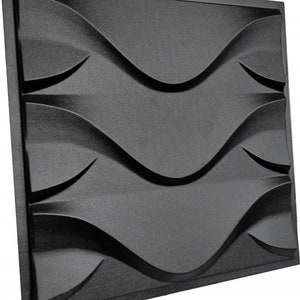 Ripple ABS Plastic Mold 3D Panel, for Making From Plaster gypsum or ...